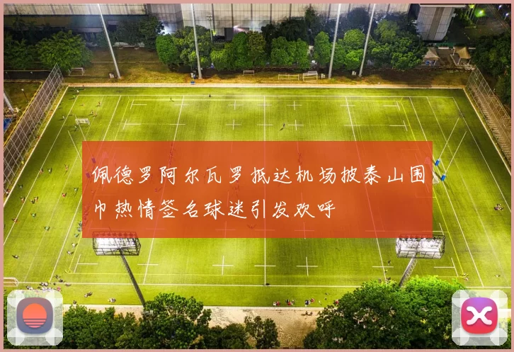佩德罗阿尔瓦罗抵达机场披泰山围巾热情签名球迷引发欢呼