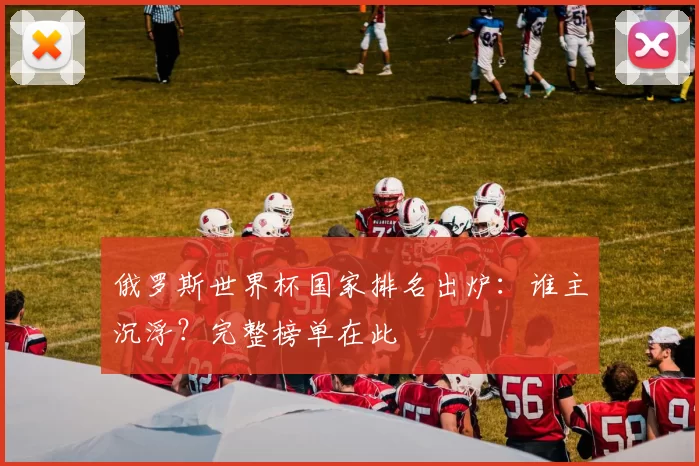俄罗斯世界杯国家排名出炉:谁主沉浮?完整榜单在此