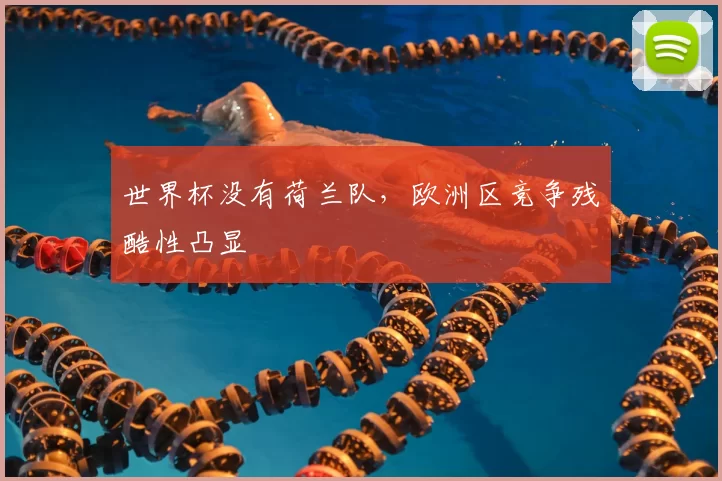 世界杯没有荷兰队，欧洲区竞争残酷性凸显