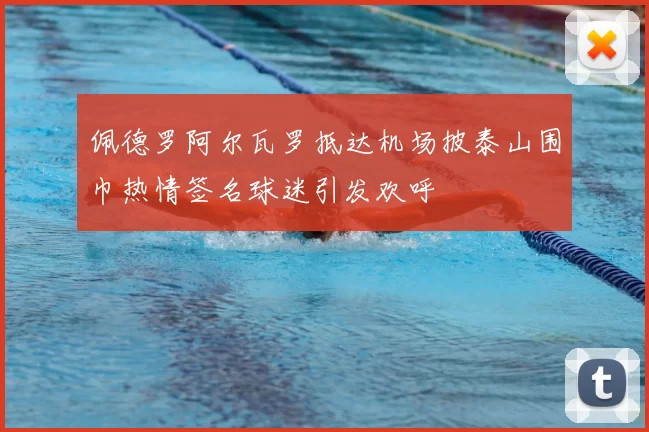 佩德罗阿尔瓦罗抵达机场披泰山围巾热情签名球迷引发欢呼